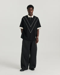Chevron Rugby - Black