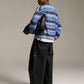 Ombre Knit Crew - Blue