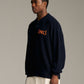 Solid Knit Polo - Navy