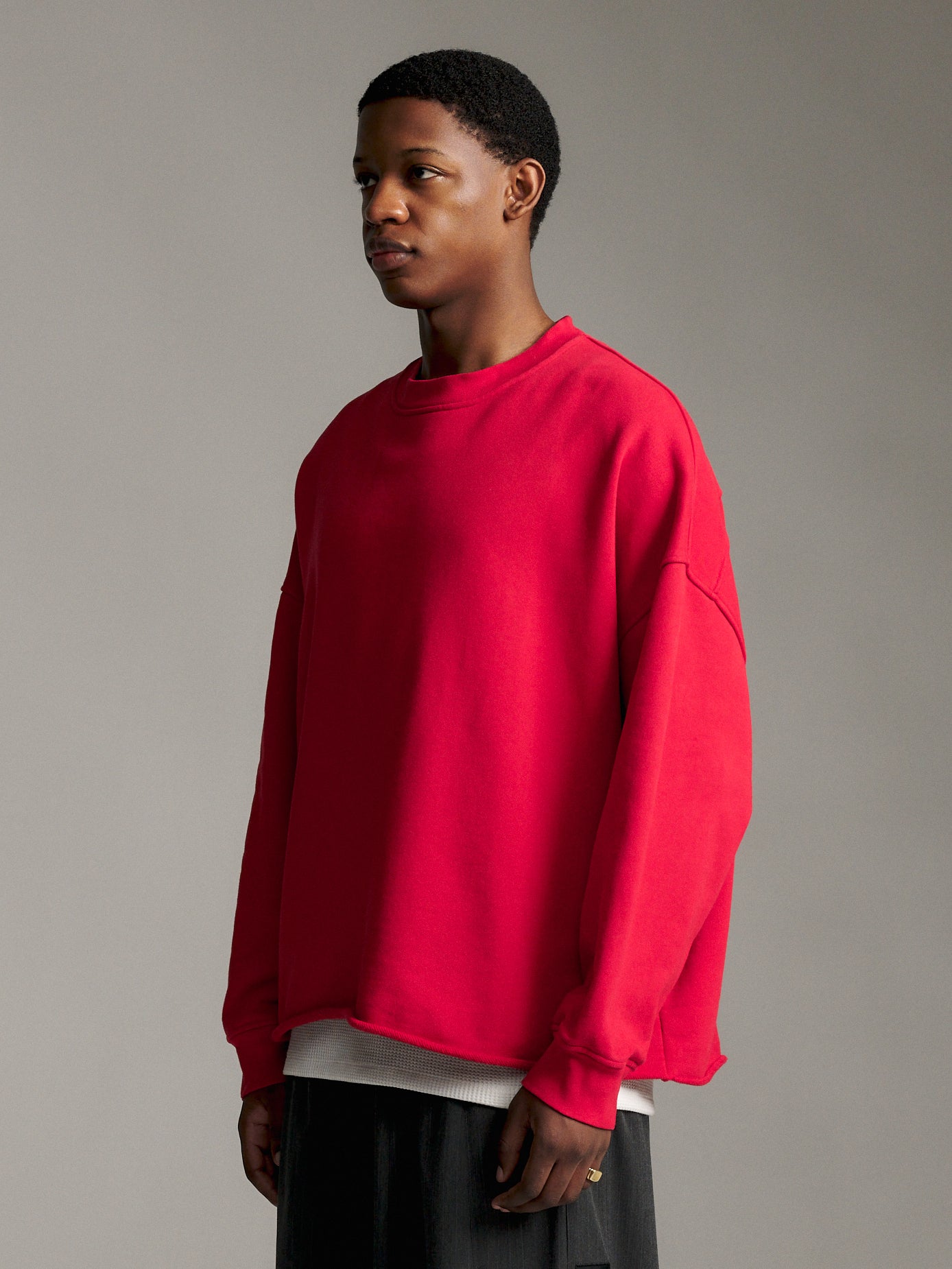 Raw Edge Crew - Red
