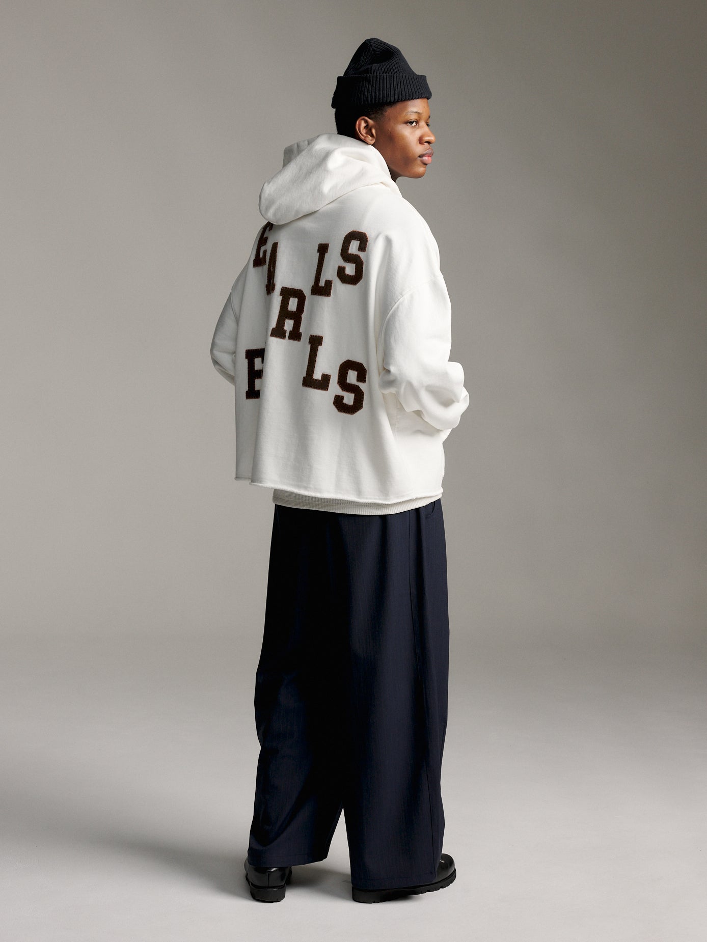 Felt Hood - White