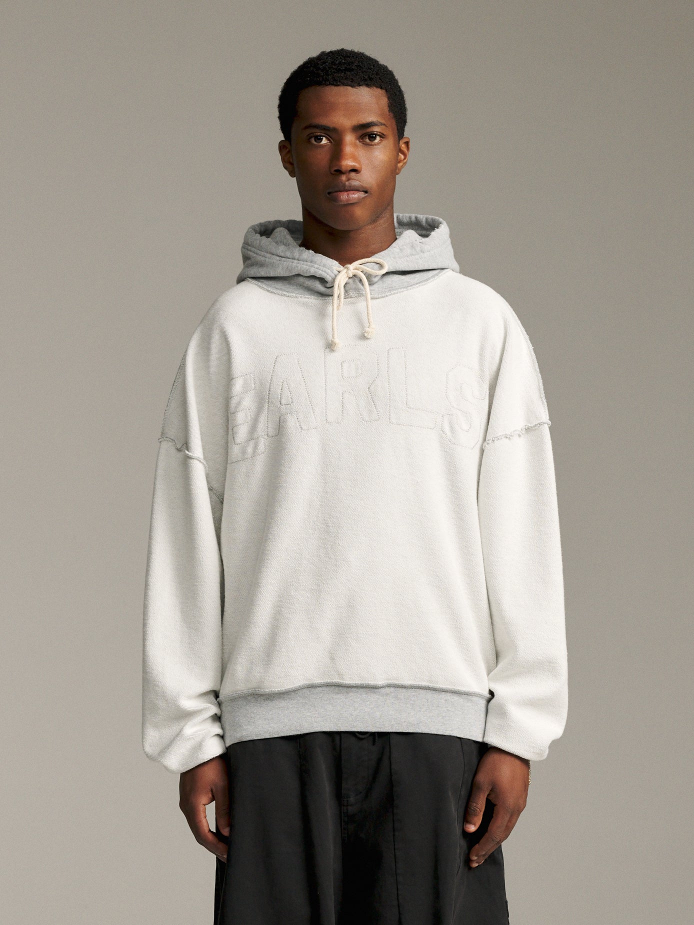 Inside-Out Hood - Grey Marle