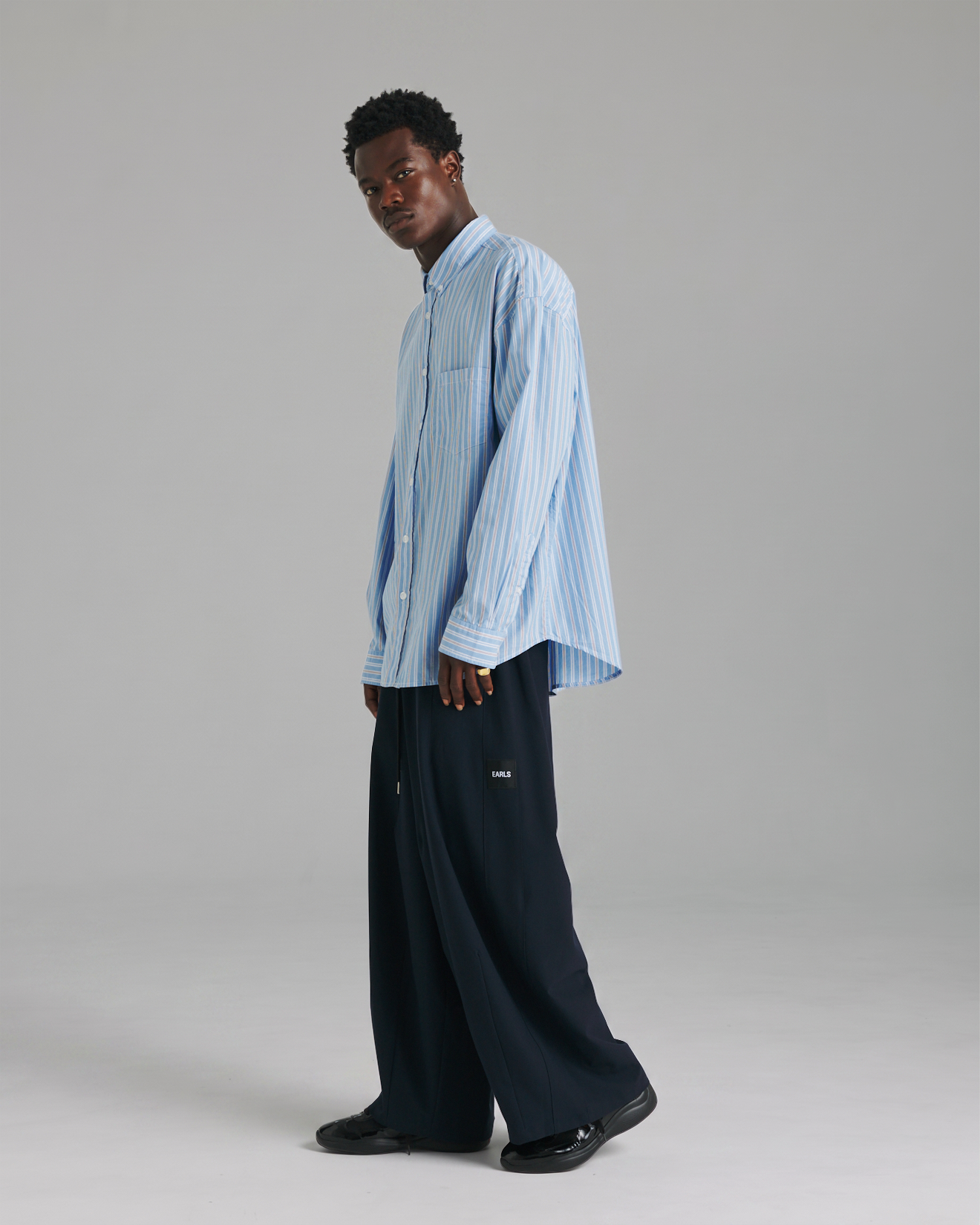 Thread Shirt - Blue/Brown