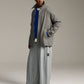 Piped Relax Pant - Dark Grey Marle