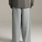 Piped Relax Pant - Dark Grey Marle