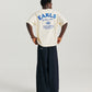 Family Owned Tee - Off White/Blue