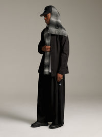 Ombre Knit Scarf - Greyscale