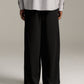Piped Relax Pant - Black