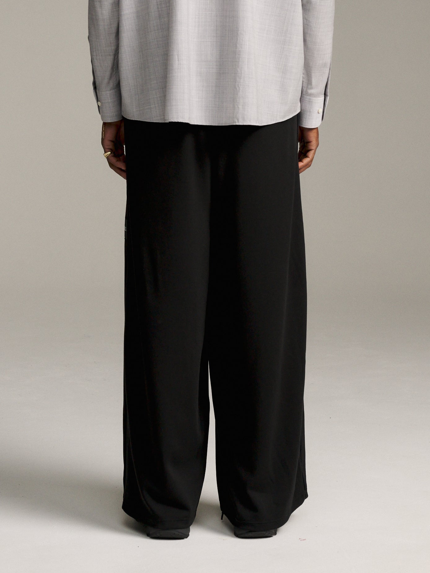 Piped Relax Pant - Black