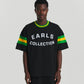 Knit Panel Tee - Black