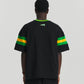 Knit Panel Tee - Black