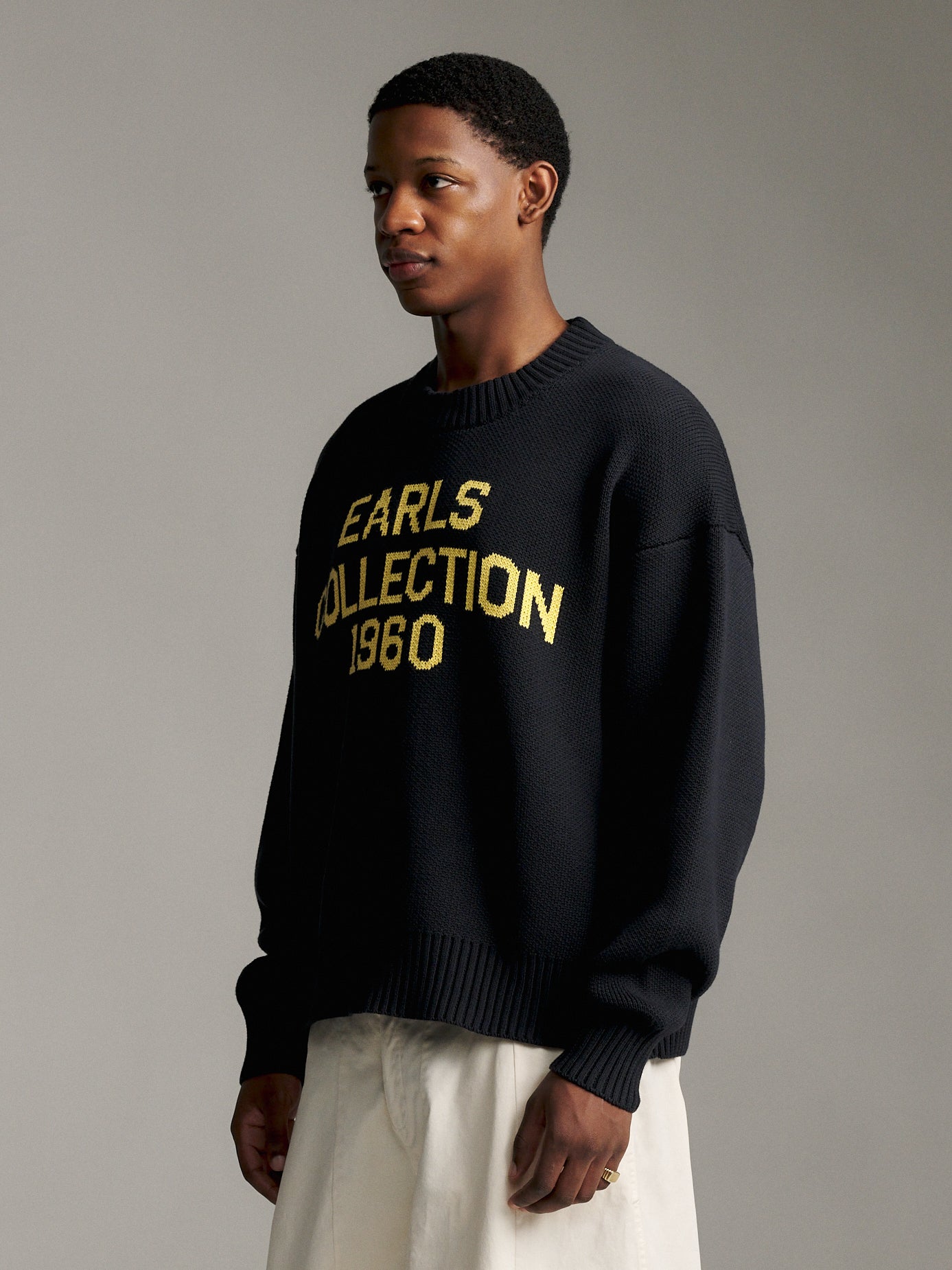 Association Knit - Coal/Gold