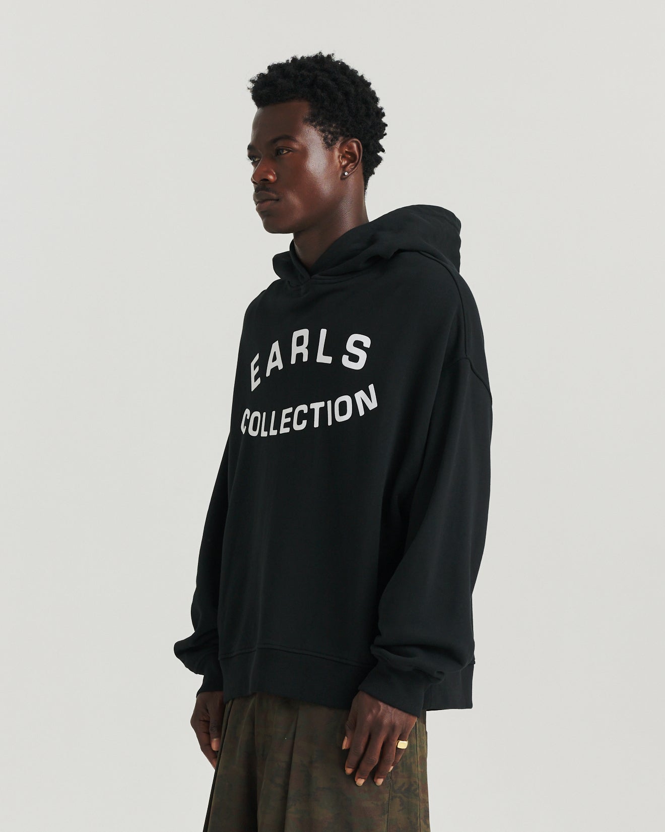 Flock Hood - Black