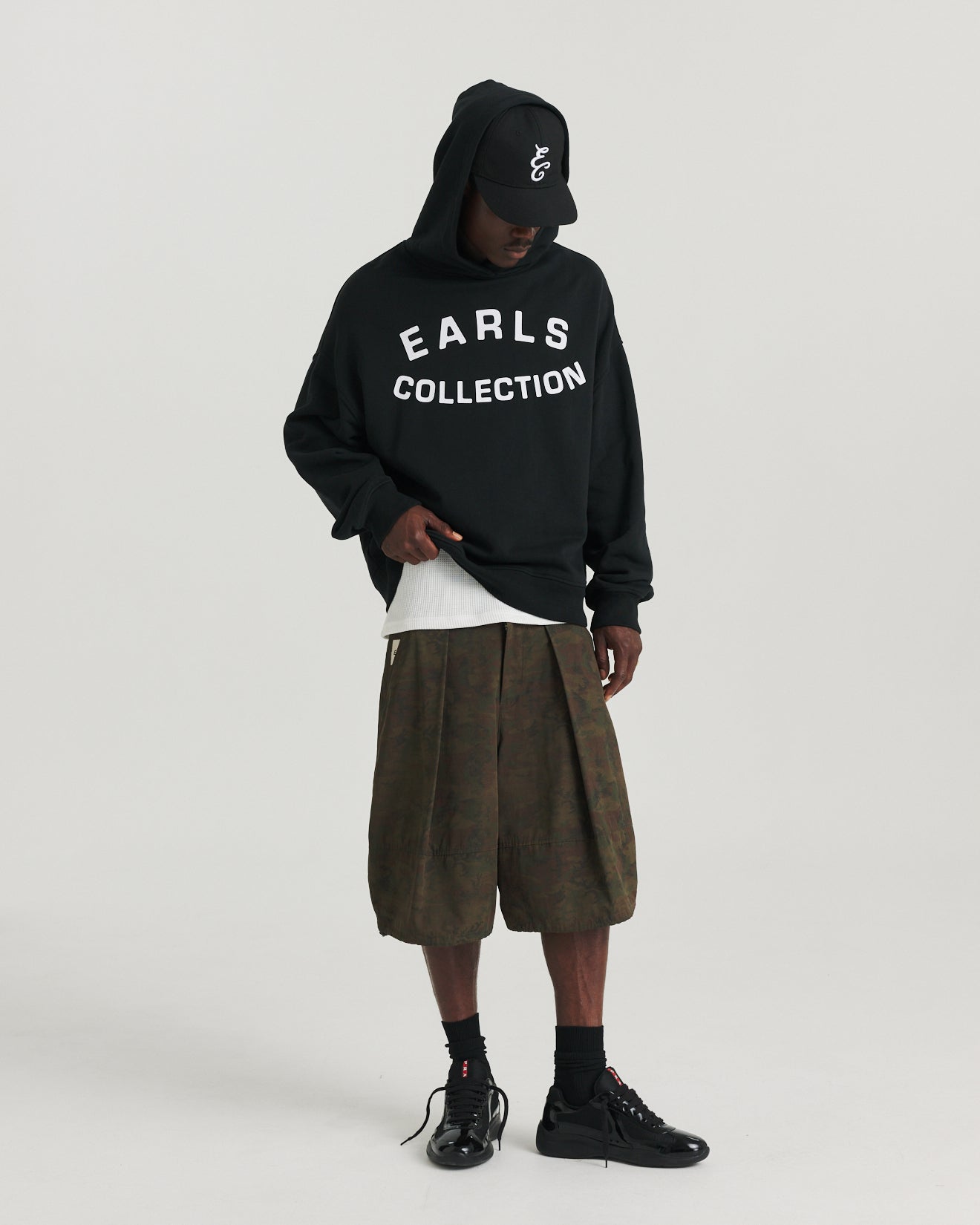 Flock Hood - Black
