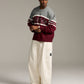 Sideline Intarsia - Burgundy