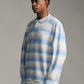 ANW Ombre Knit Polo - Sky
