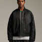 Gathered Bomber - Black/Burnt Orange