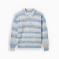 ANW Ombre Knit Polo - Sky