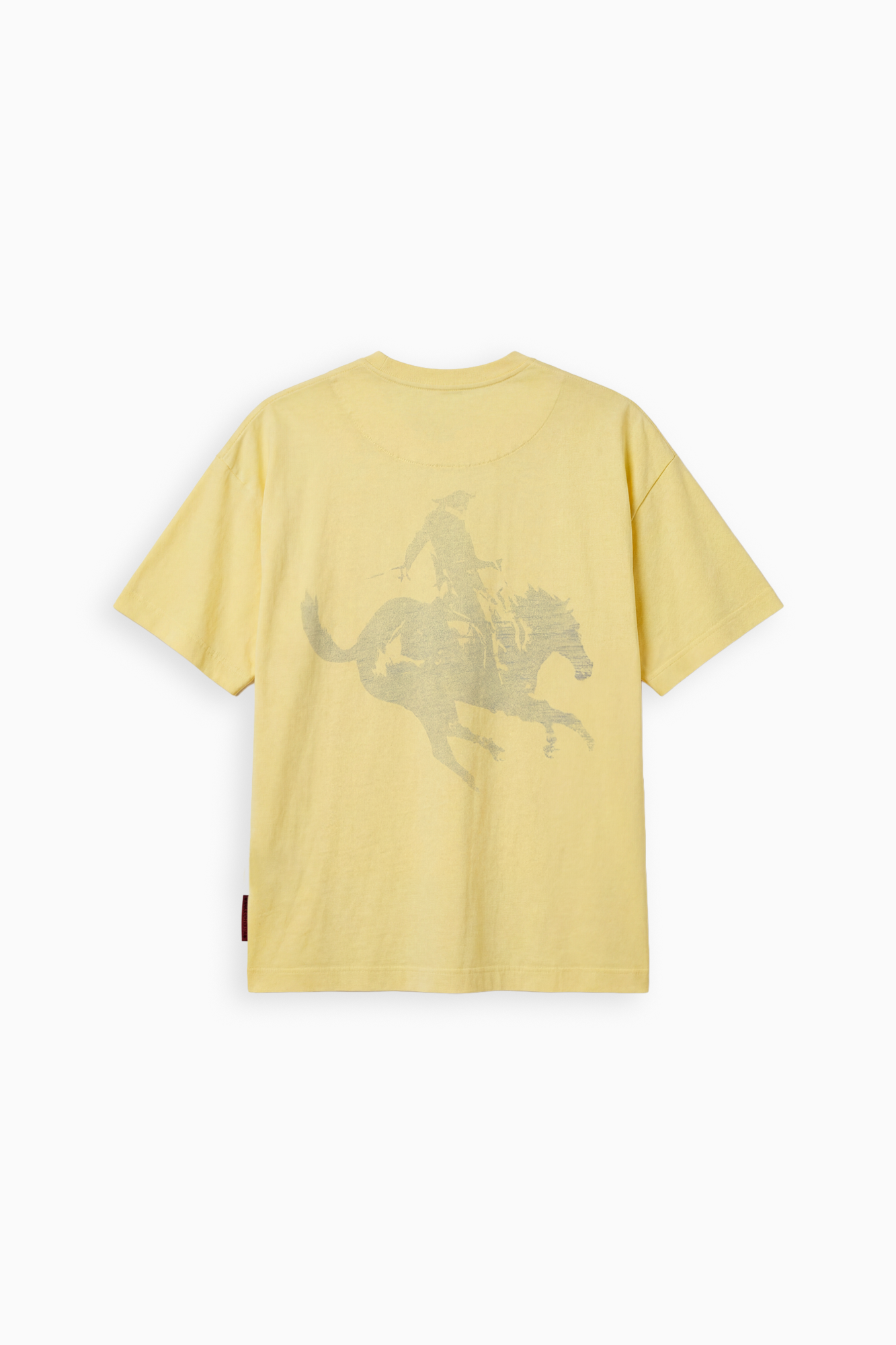 Cowboys Tee - Pale Yellow