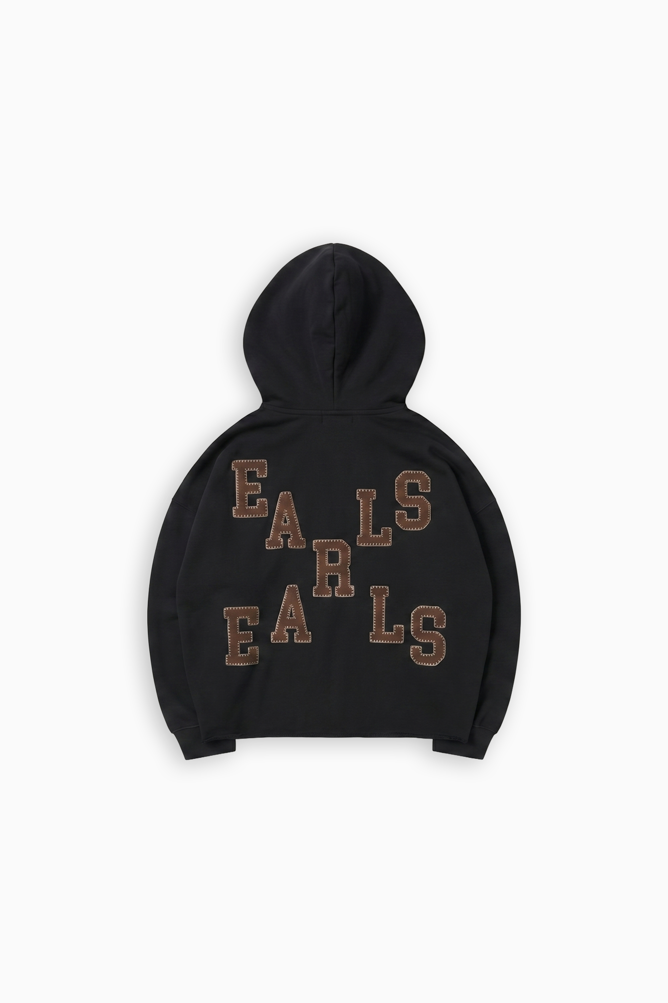 Felt Hood - Black/Brown