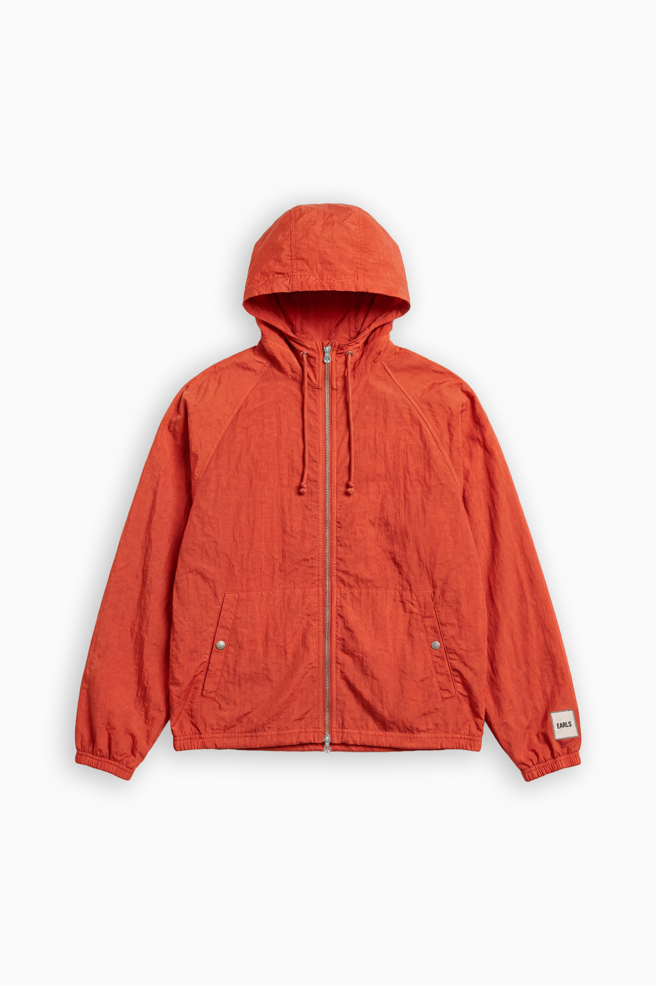 Nylon Zip Hood - Brick