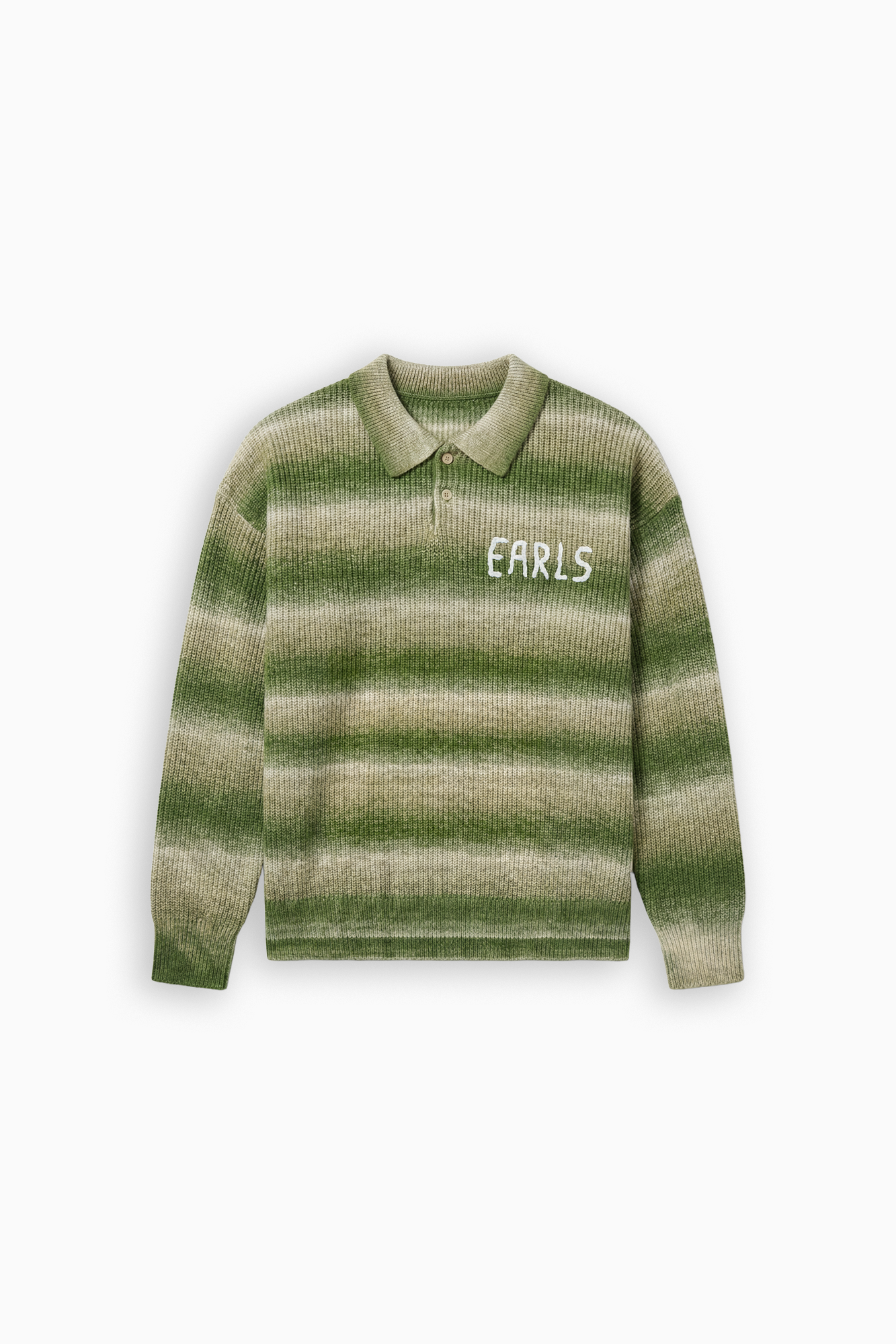 ANW Ombre Knit Polo - Field