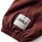 Nylon Zip Hood - Chocolate