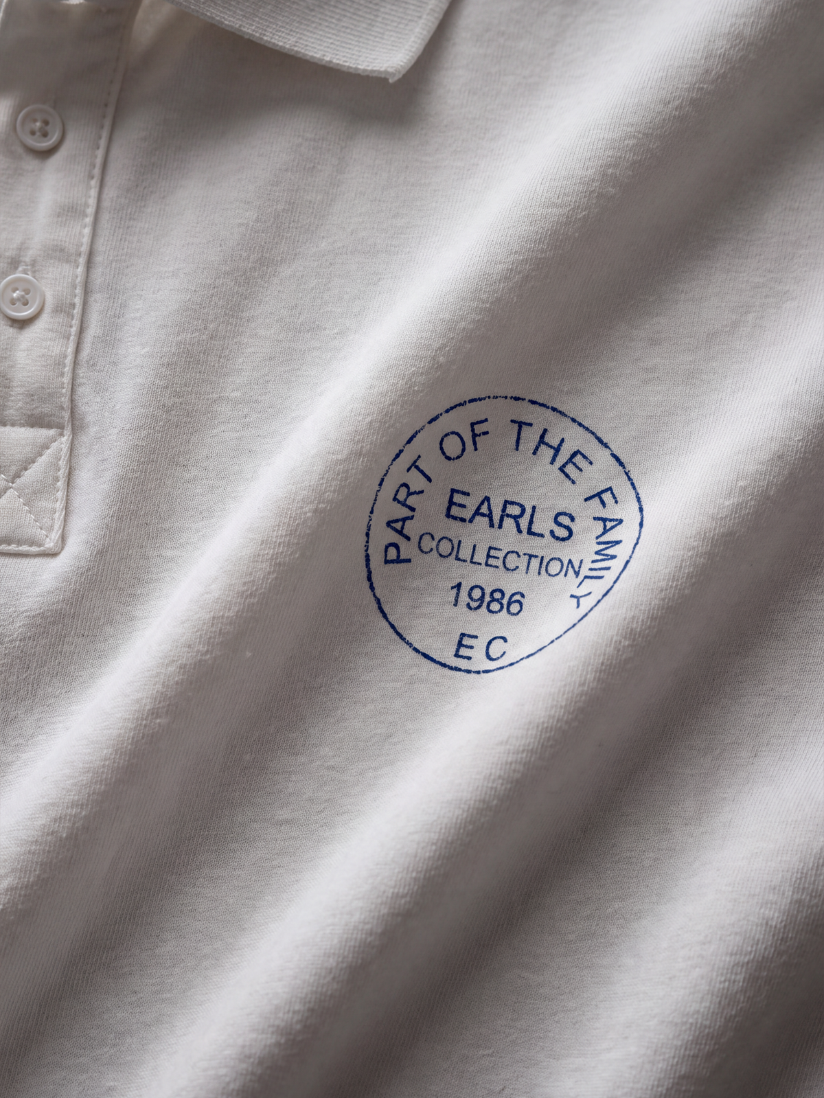 Jersey Polo - White