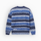 Ombre Knit Crew - Blue