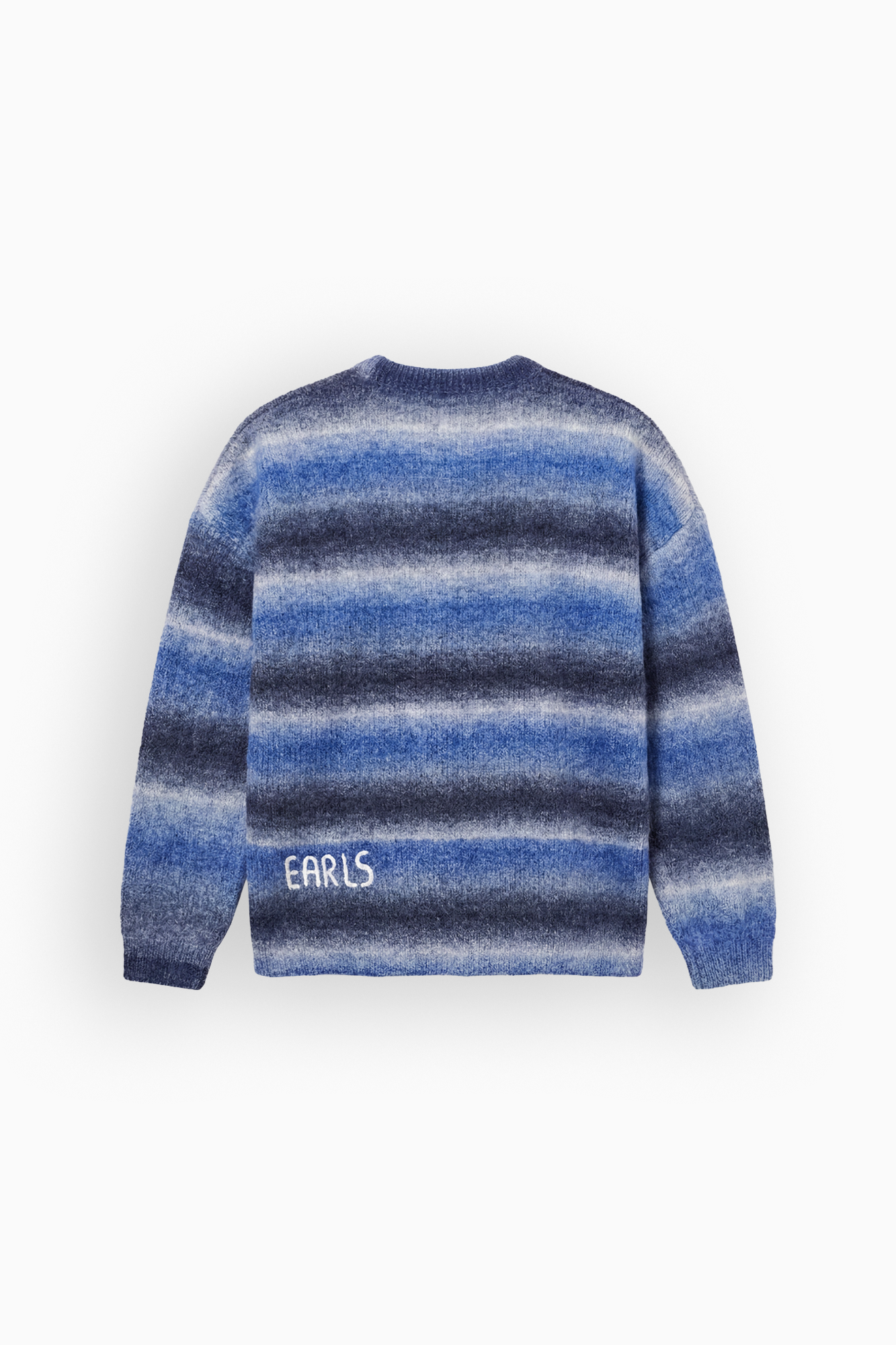 Ombre Knit Crew - Blue