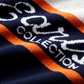Sideline Intarsia - Navy/Orange