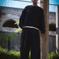 Monogram Crew - Black