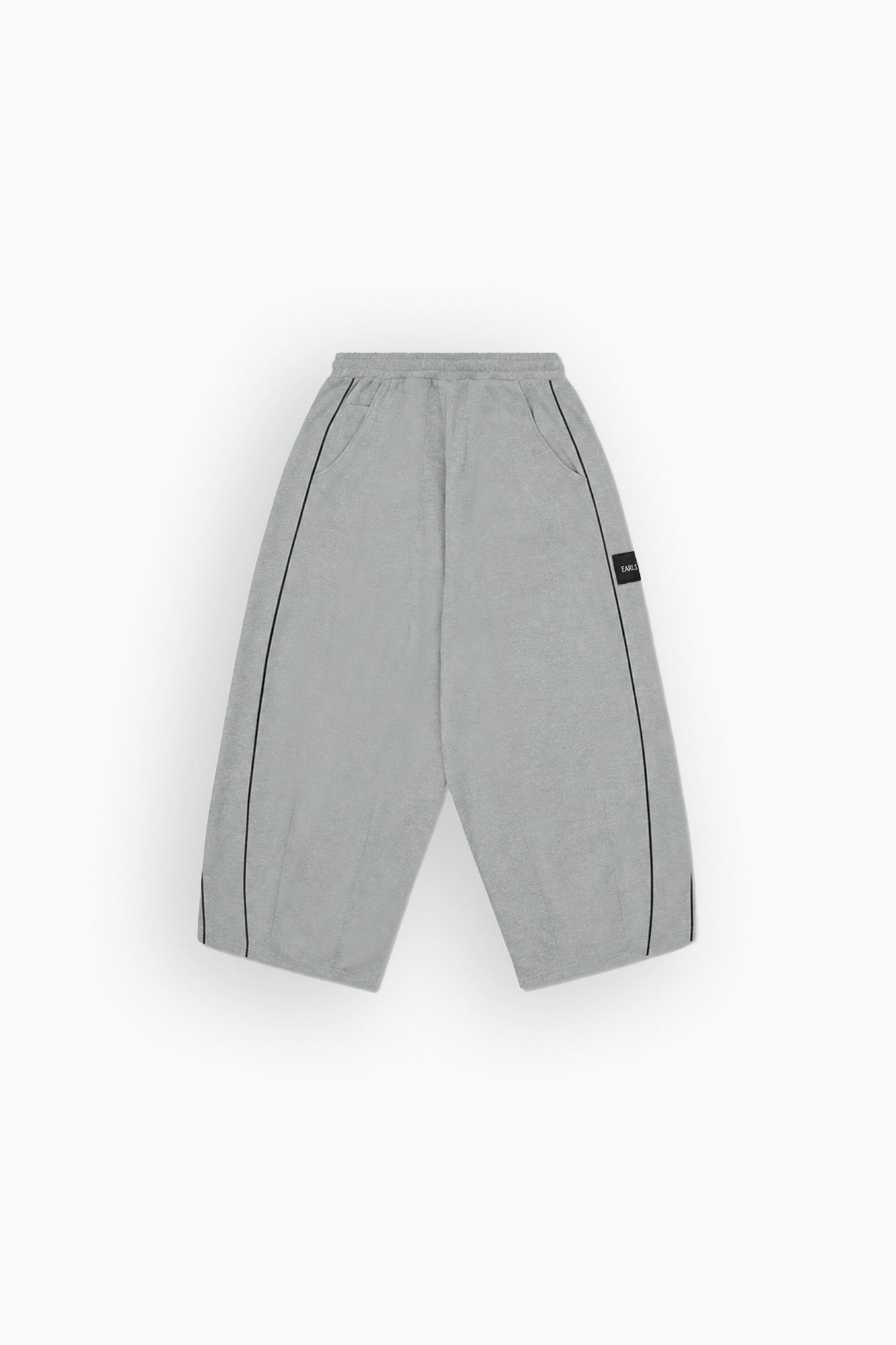 Piped Relax Pant - Dark Grey Marle
