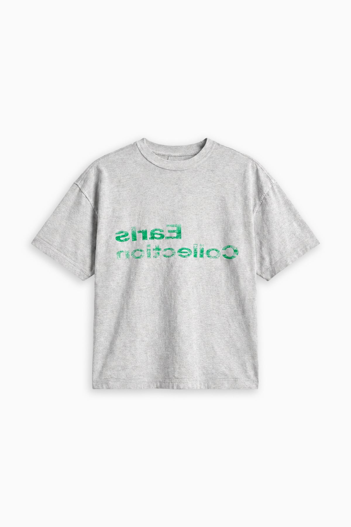 Reverse Logo Tee - Grey Marle