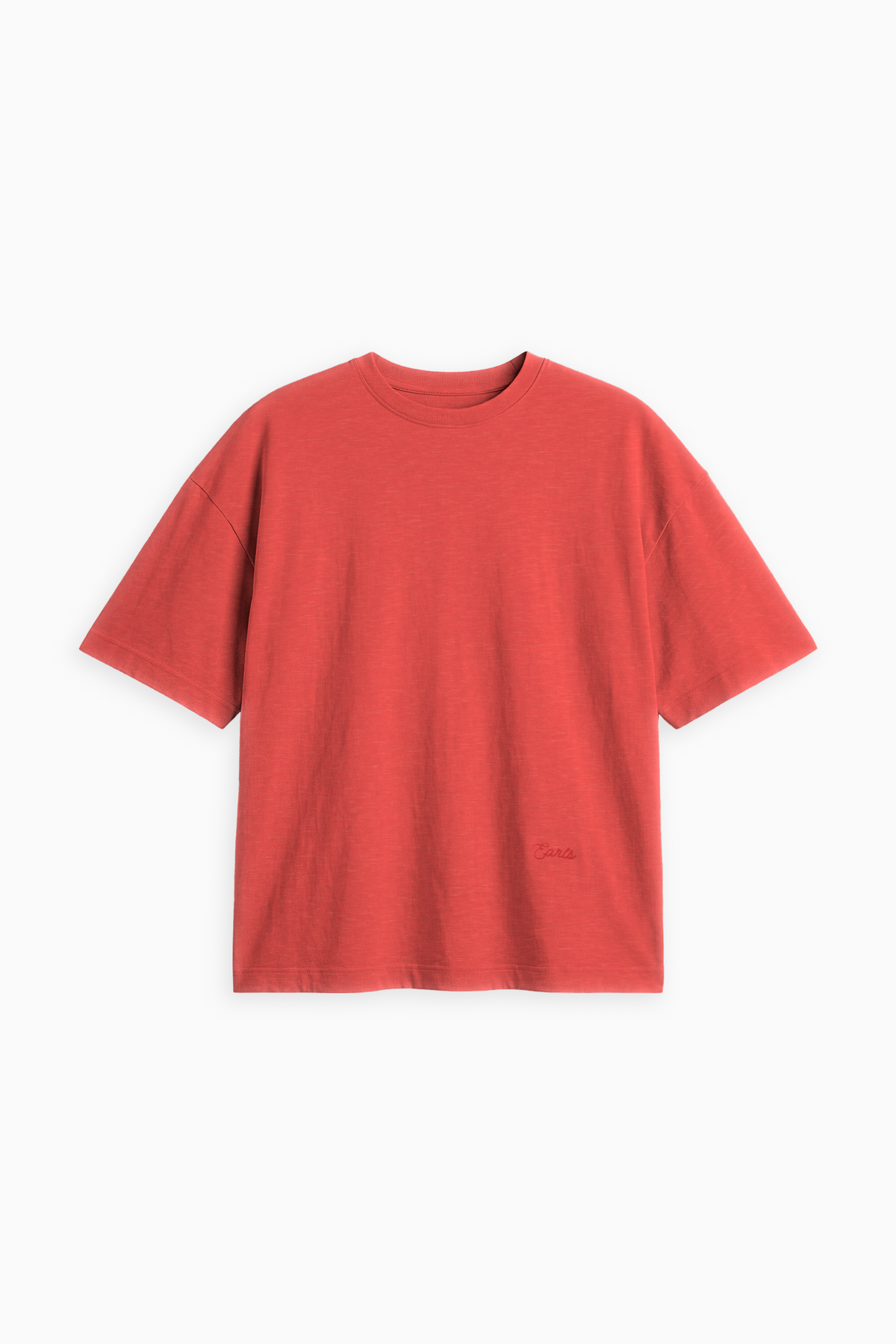 Slub Jersey Tee - Old Red