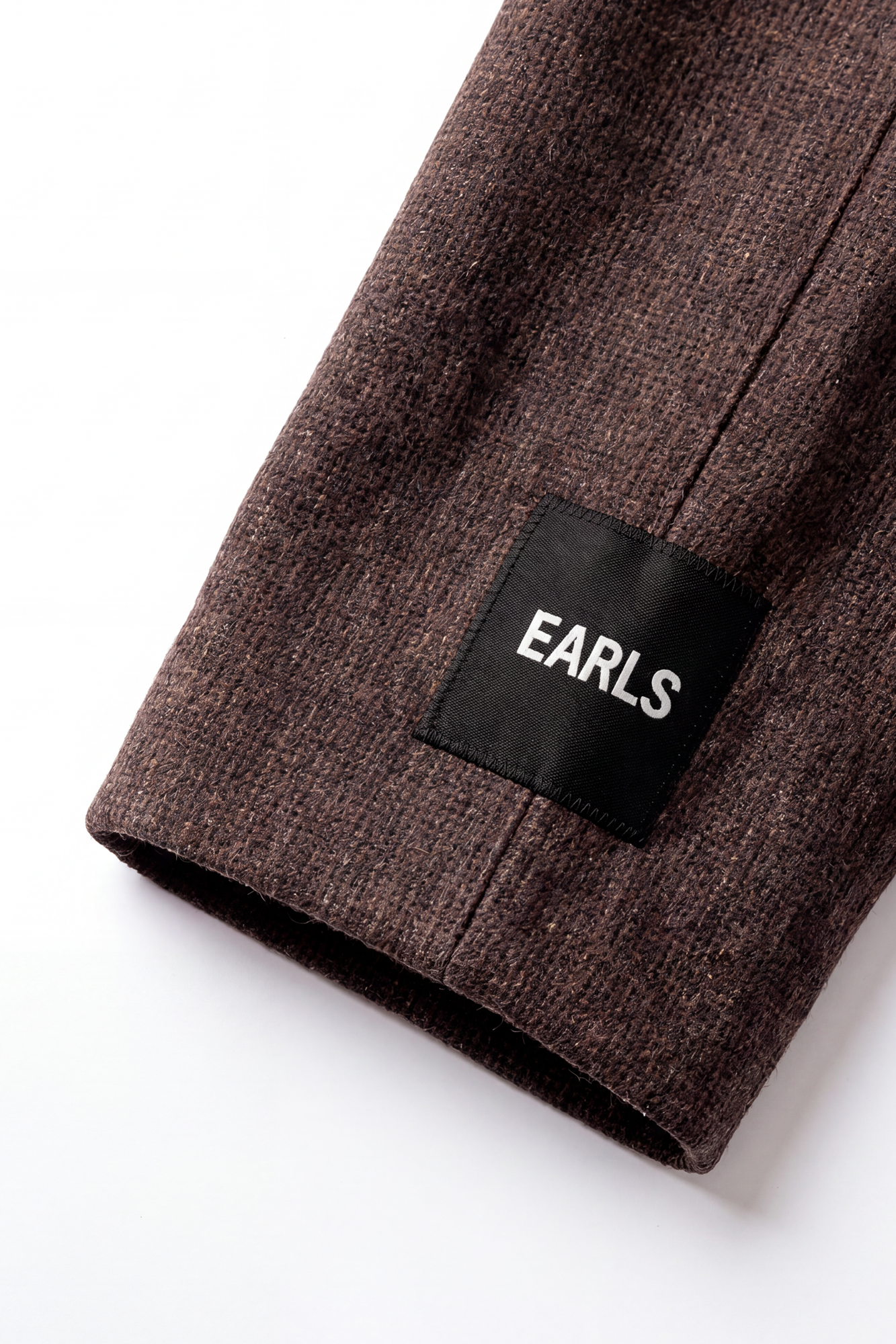 Tweed Overcoat - Deep Brown