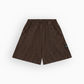 Tweed Relax Short - Deep Brown