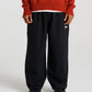 Cotton/Linen Easy Pant - Black