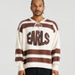 Hockey Knit - Cream/Brown