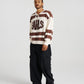 Hockey Knit - Cream/Brown