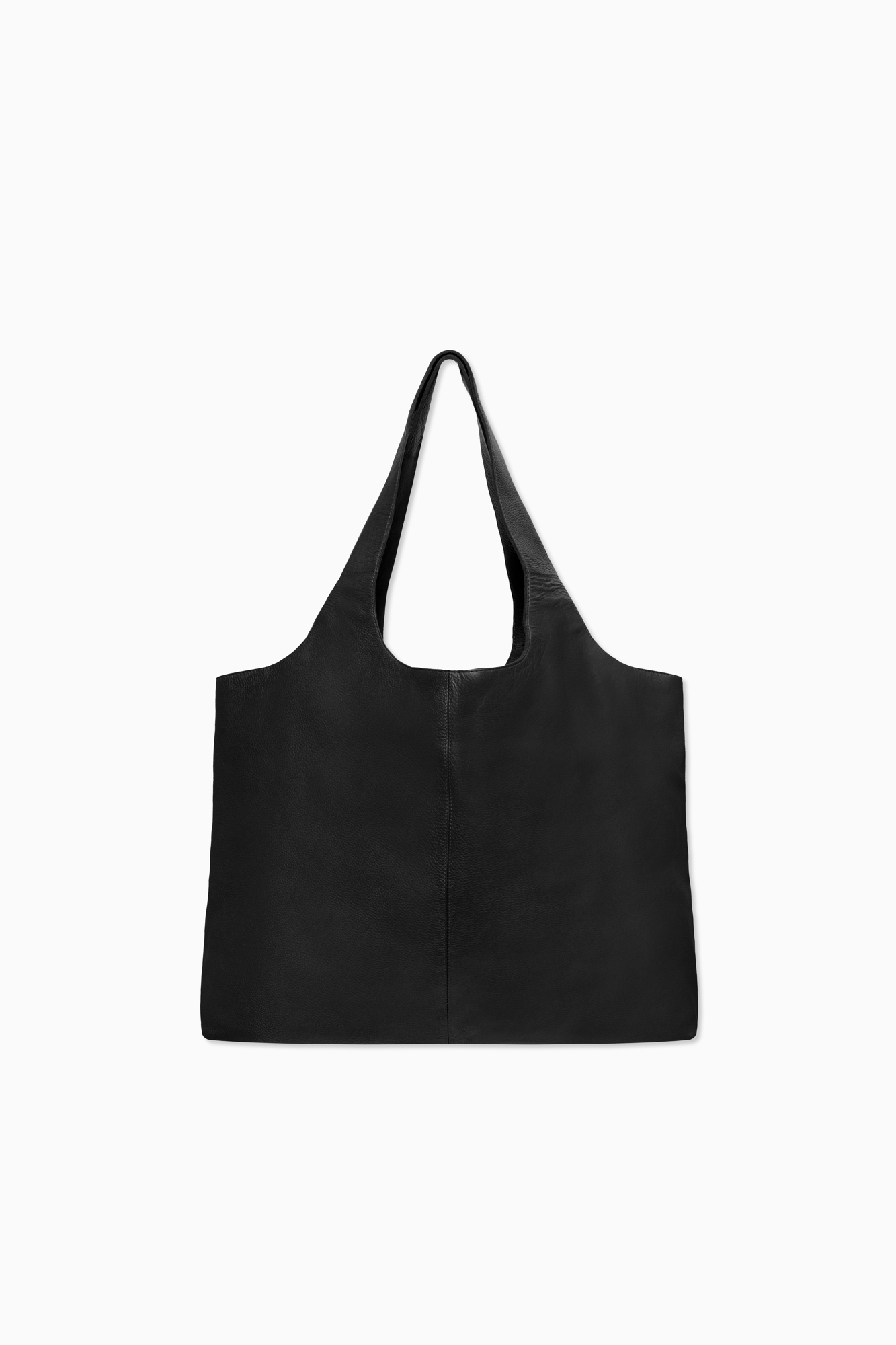 Leather Tote - Black