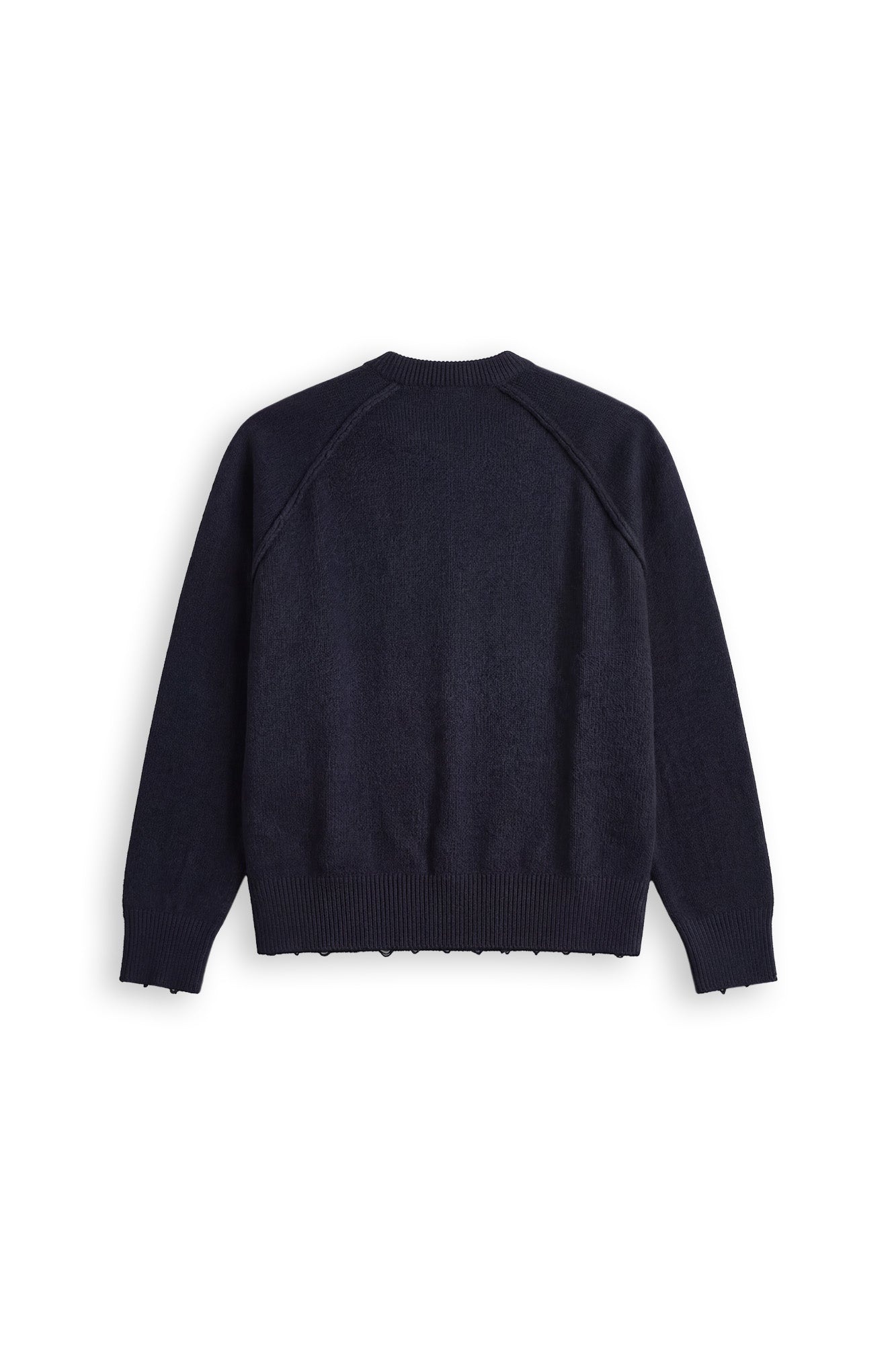 Distressed Crown Knit - Black