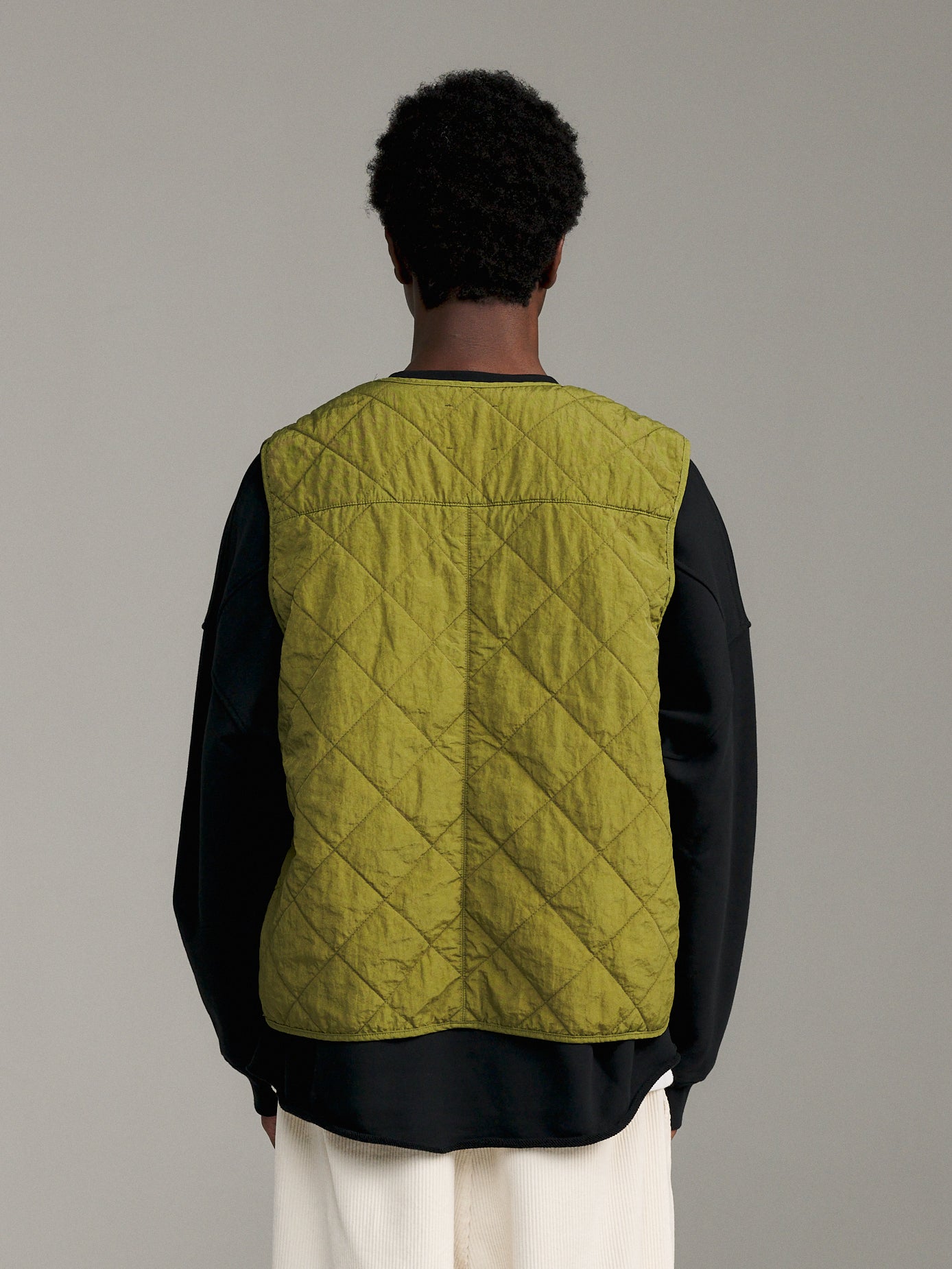 Nylon Gilet - Khaki