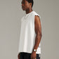 Boxy Rib Tank - White