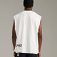 Boxy Rib Tank - White