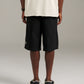 Bermuda Herringbone Short - Black