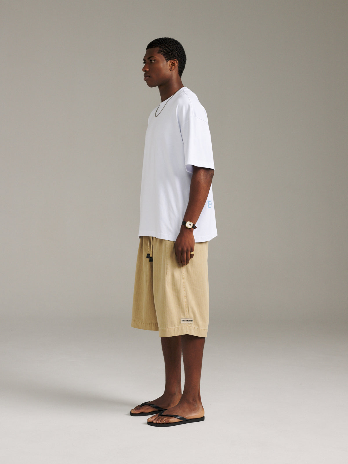 Maze Tee - White/Blue