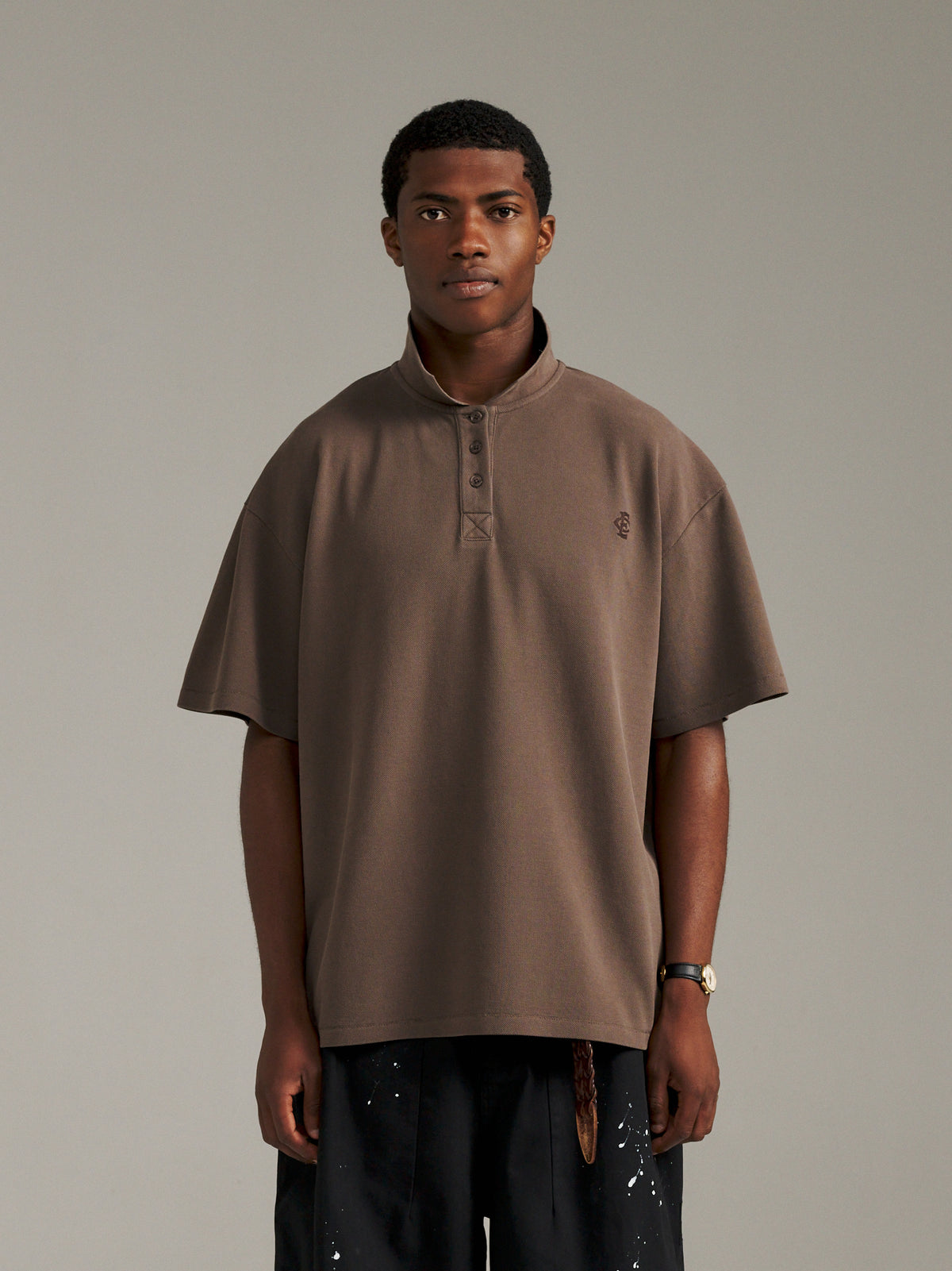 Spring Polo - Washed Brown