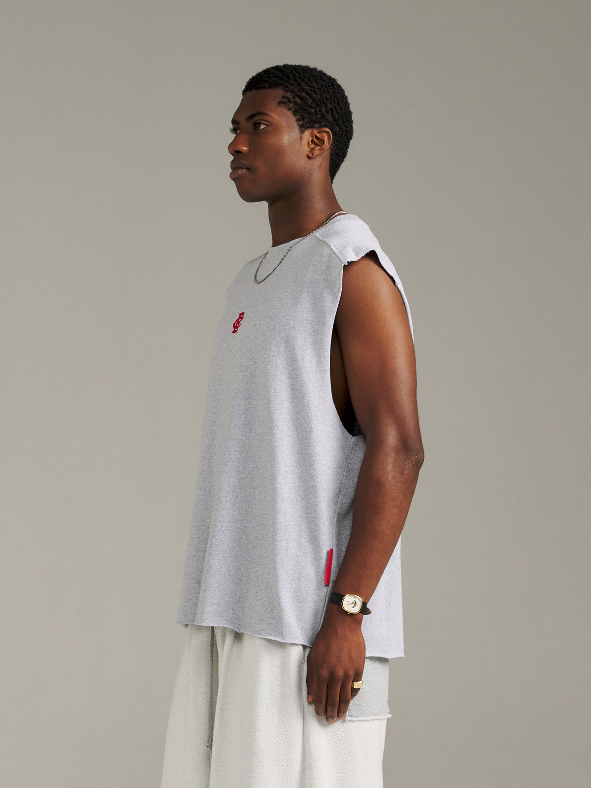 Monogram Tank - Grey Marle