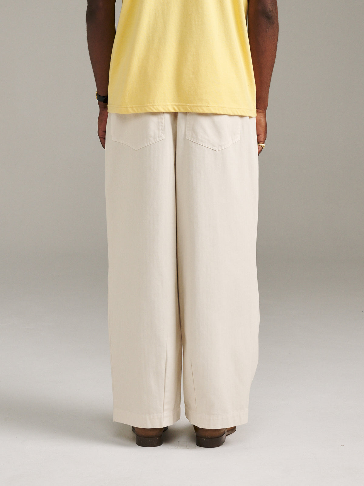 Charlie Pant Herringbone - Ivory